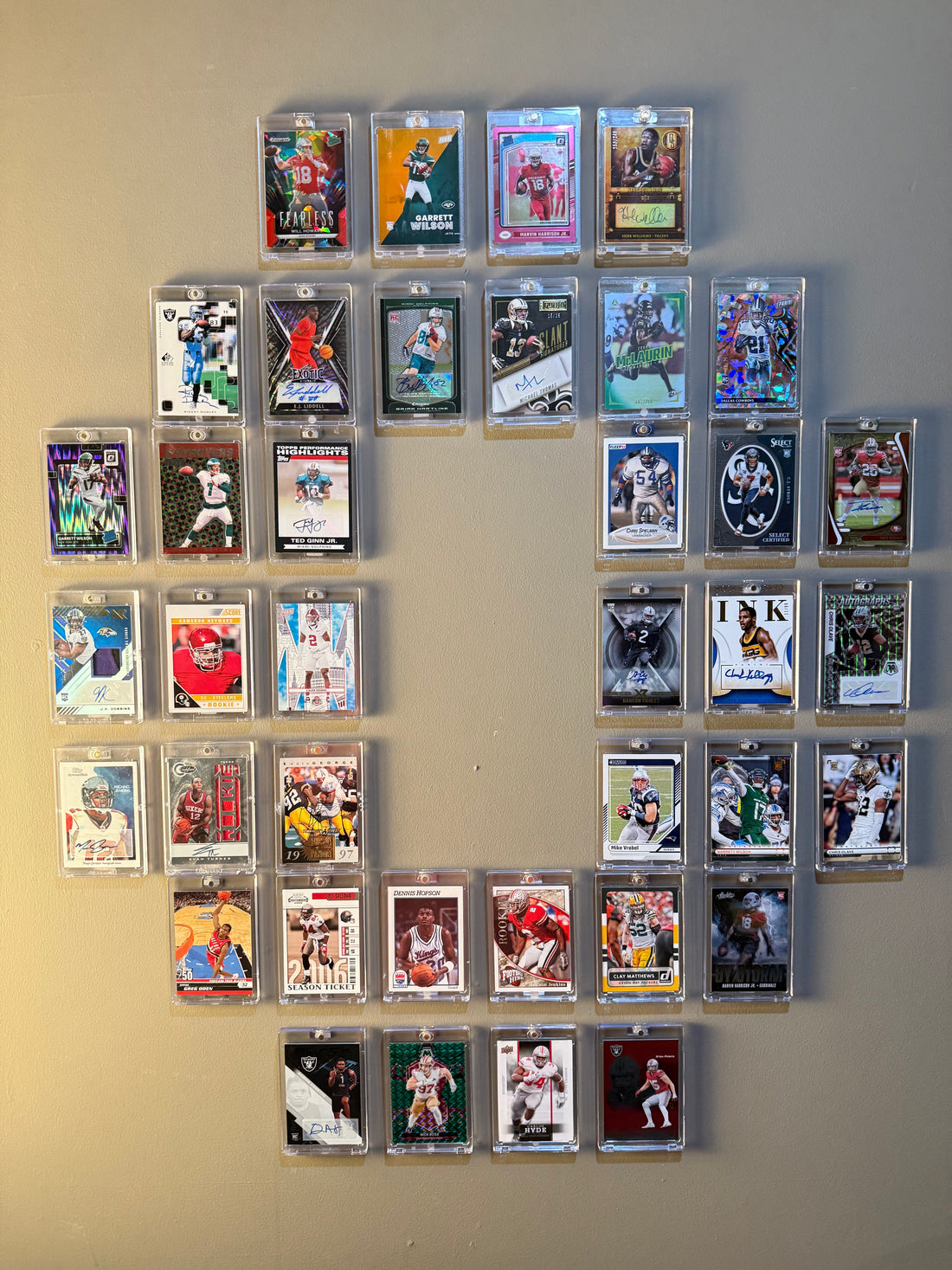 How to Display Trading Cards on a Wall