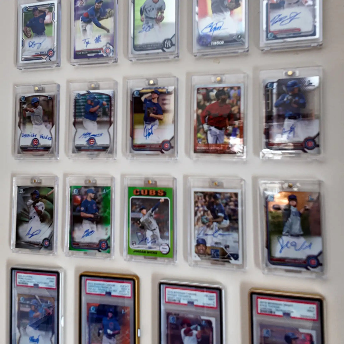 How to Display Trading Cards on a Wall