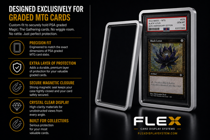 FlexDisplay Graded MTG Card Display System (6 Displays)